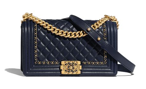 sac chanel le boy prix|chanel sachet.